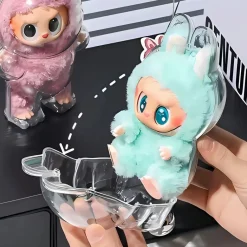 New La compagnie de la peluche Coque protection peluche style Labubu assis