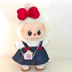 Discount La compagnie de la peluche Ensemble de vêtements peluche type Labubu mignon