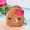 Online La compagnie de la peluche La belle oursonne - petit sac en peluche