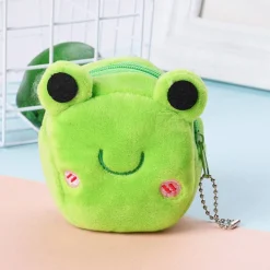 Online La compagnie de la peluche La grenouille câlin - petit sac en peluche