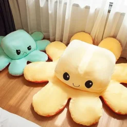 Clearance La compagnie de la peluche La pieuvre géante - peluche réversible