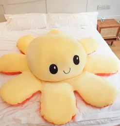 Clearance La compagnie de la peluche La pieuvre géante - peluche réversible