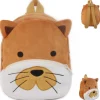 Clearance La compagnie de la peluche Le chat à moustache - sac à dos en peluche