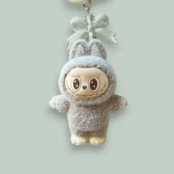 Discount La compagnie de la peluche Mini porte-clé peluche style Labubu