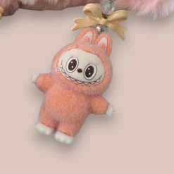 Discount La compagnie de la peluche Mini porte-clé peluche style Labubu