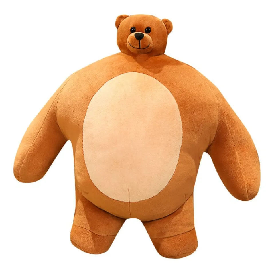 Discount La compagnie de la peluche Ours en peluche brun bodybuildé