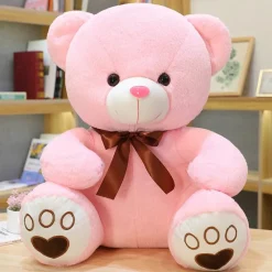 Clearance La compagnie de la peluche Ours en peluche coloré avec un petit nœud