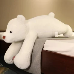 Hot La compagnie de la peluche Ours en peluche polaire allongé