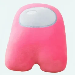 Online La compagnie de la peluche Peluche Among Us rose douce et câline univers jeux