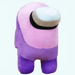 Hot La compagnie de la peluche Peluche Among Us violette douce câline enfant