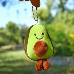 Discount La compagnie de la peluche Peluche avocat vert porte-clés mignon
