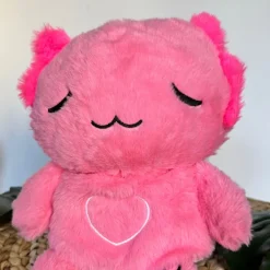 La compagnie de la peluche Peluche axolotl rose douce veilleuse musicale enfant