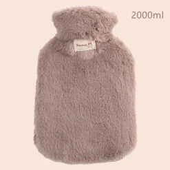 New La compagnie de la peluche Peluche bouillotte à fourrure