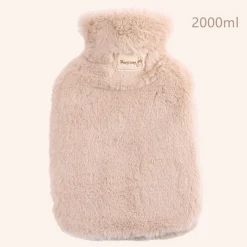 New La compagnie de la peluche Peluche bouillotte à fourrure