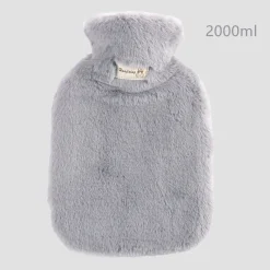 New La compagnie de la peluche Peluche bouillotte à fourrure