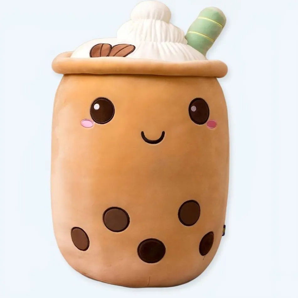 Sale La compagnie de la peluche Peluche Bubble Tea coussin moelleux kawaii original