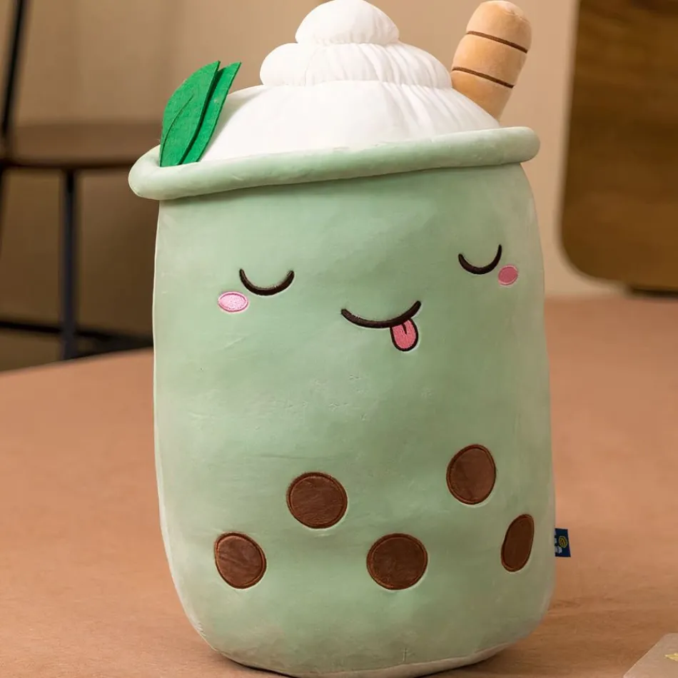 Sale La compagnie de la peluche Peluche Bubble Tea coussin moelleux kawaii original