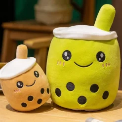 Outlet La compagnie de la peluche Peluche bubble tea réversible gentil ou méchant