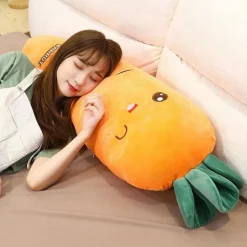 Online La compagnie de la peluche Peluche carotte géante câlin doux enfant amusant