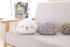 Sale La compagnie de la peluche Peluche chat coloré bouche ouverte