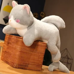 New La compagnie de la peluche Peluche chat croisé avec un requin