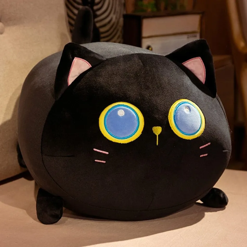 Best La compagnie de la peluche Peluche chat moelleuse distinct