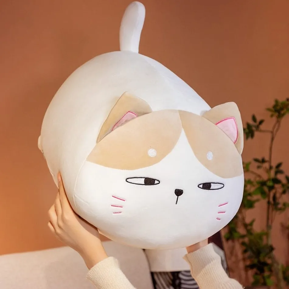 Best La compagnie de la peluche Peluche chat moelleuse distinct