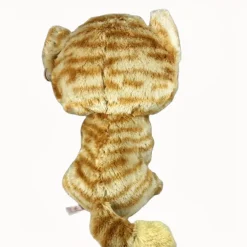 New La compagnie de la peluche Peluche chaton rayé doux câlin enfant moelleux hiver