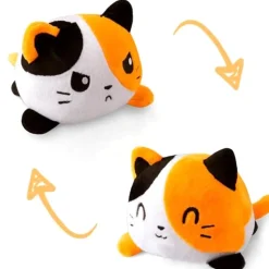 Online La compagnie de la peluche Peluche chats réversible coloré