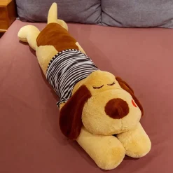 Best La compagnie de la peluche Peluche chien géant qui pote un t-shirt coloré