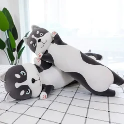 Discount La compagnie de la peluche Peluche chien husky longs à câlins