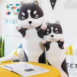 Discount La compagnie de la peluche Peluche chien husky longs à câlins