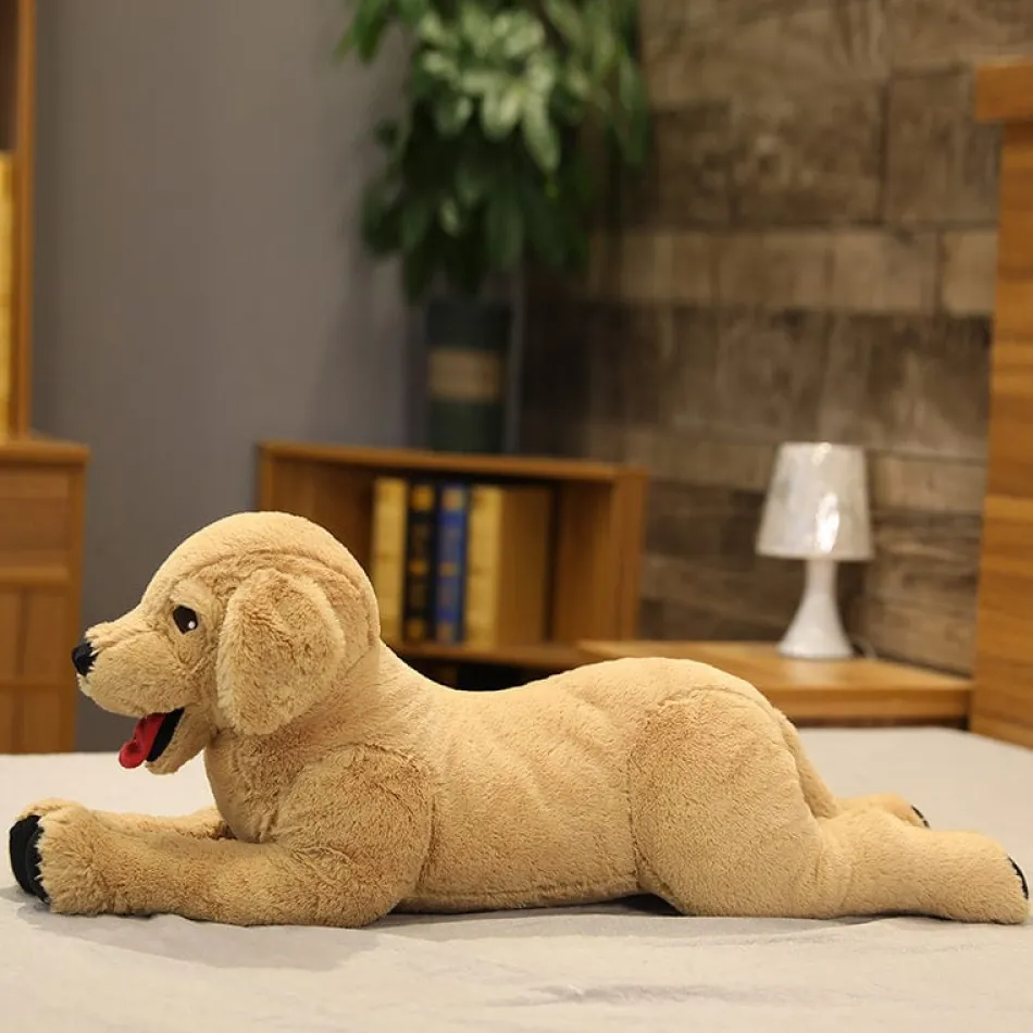 La compagnie de la peluche Peluche chien labrador marron