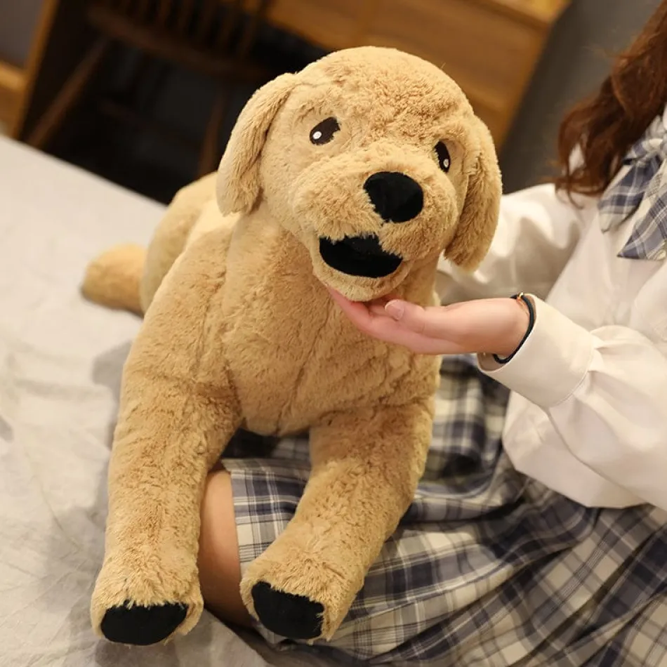 La compagnie de la peluche Peluche chien labrador marron