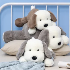 New La compagnie de la peluche Peluche chien marron toute douce