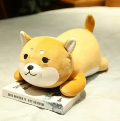 Online La compagnie de la peluche Peluche chien shiba inu orangé