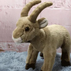 La compagnie de la peluche Peluche chèvre de montagne douce câline hiver alpin