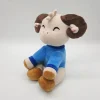 La compagnie de la peluche Peluche chèvre douce câline pour enfants laineux