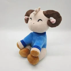 La compagnie de la peluche Peluche chèvre douce câline pour enfants laineux