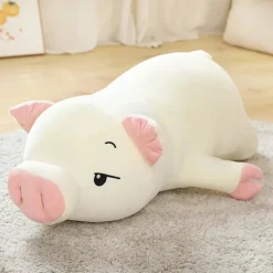 Sale La compagnie de la peluche Peluche cochon allongé endormi