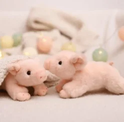 Discount La compagnie de la peluche Peluche cochon réaliste et douce