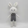 New La compagnie de la peluche Peluche crochet lapin doux enfant câlin univers tendre