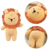 Hot La compagnie de la peluche Peluche crochet lion à la crinière orange