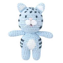Clearance La compagnie de la peluche Peluche crochet léopard bleu tacheté