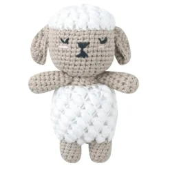 La compagnie de la peluche Peluche crochet petit brebis