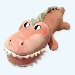 Outlet La compagnie de la peluche Peluche crocodile rose amusant chambre enfant douce