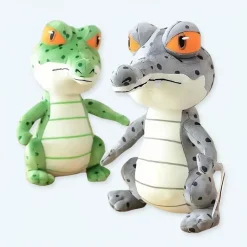 Discount La compagnie de la peluche Peluche crocodile vert doux jungle enfant câlin