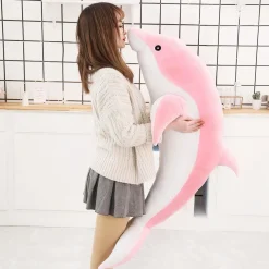 Hot La compagnie de la peluche Peluche dauphin océan doux câlin enfant pelage bleu