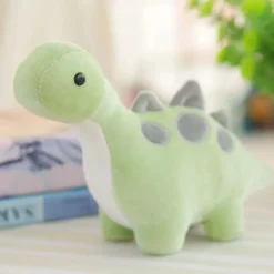 Hot La compagnie de la peluche Peluche dinosaure diplodocus vert et gris