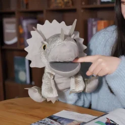 New La compagnie de la peluche Peluche dinosaure marionnette douce enfant interactive